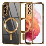 Coque Techsuit Luxury Crystal MagSafe pour Samsung Galaxy S21 - Gold