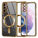 Coque Techsuit Luxury Crystal MagSafe pour Samsung Galaxy S21 Plus - Gold