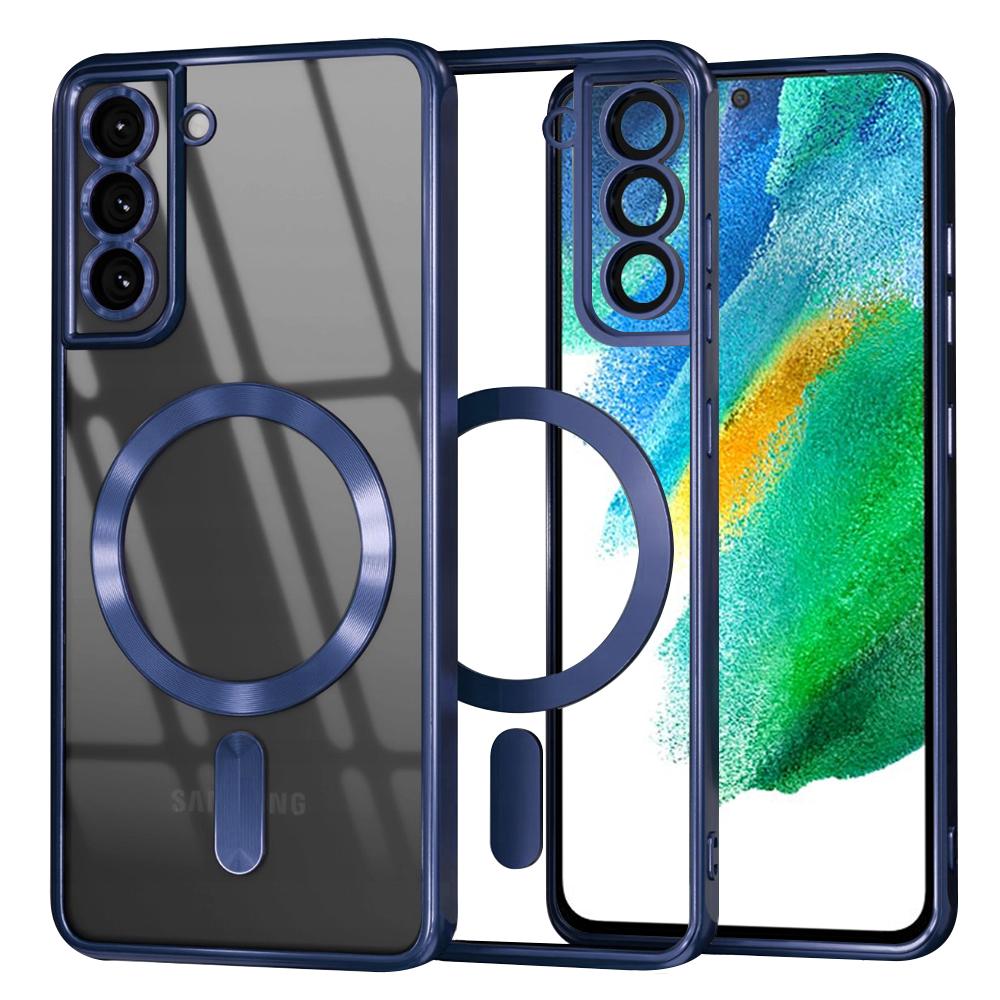 2166223 Coque Techsuit Luxury Crystal MagSafe pour Samsung Galaxy S21 FE - Deep Blue – Image 1