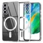 Coque Techsuit Luxury Crystal MagSafe pour Samsung Galaxy S21 FE - Silver