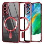 Coque Techsuit Luxury Crystal MagSafe pour Samsung Galaxy S21 FE - Red