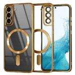 Coque Techsuit Luxury Crystal MagSafe pour Samsung Galaxy S22 - Gold