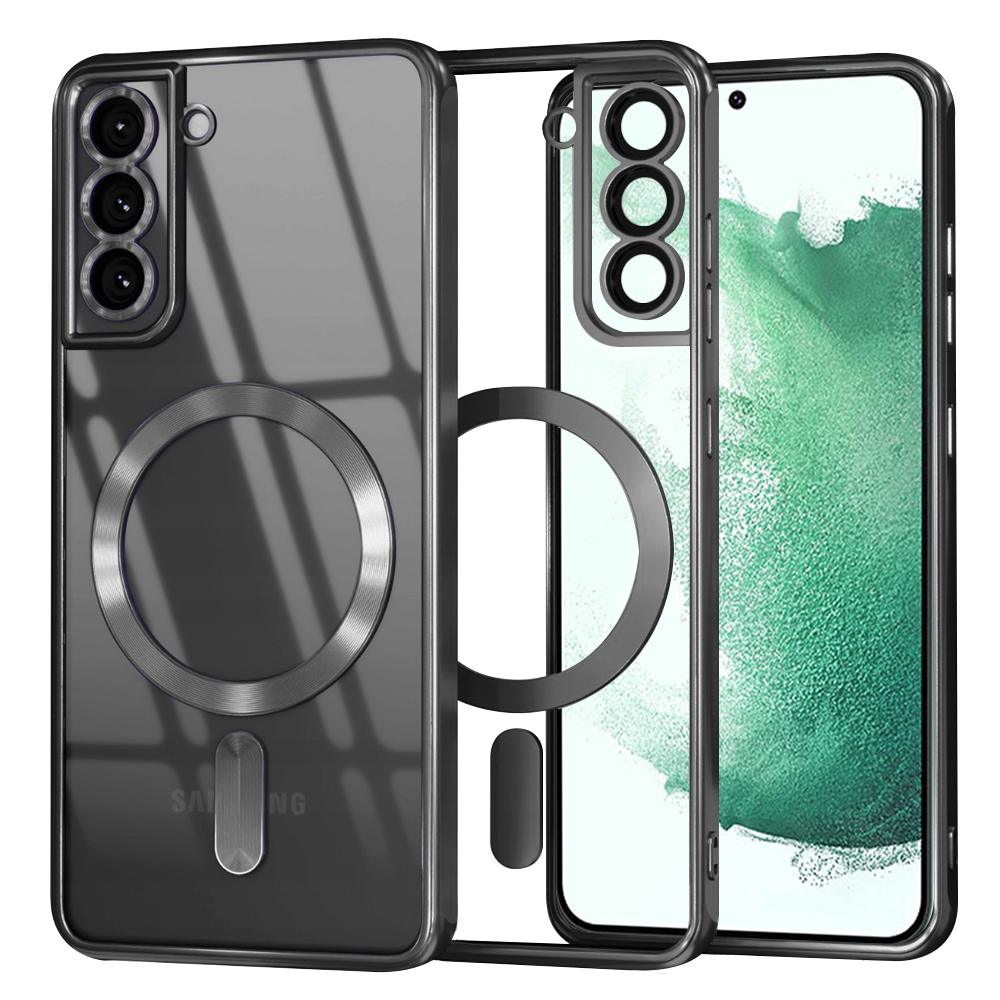 2166319 Coque Techsuit Luxury Crystal MagSafe pour Samsung Galaxy S22 Plus - Black – Image 1