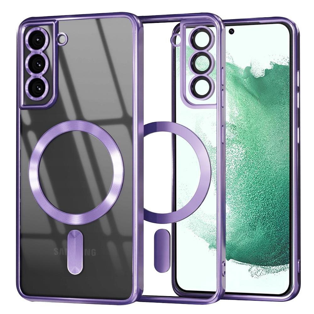 2166373 Coque Techsuit Luxury Crystal MagSafe pour Samsung Galaxy S22 Plus - Light Purple – Image 1