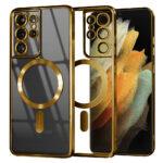 Coque Techsuit Luxury Crystal MagSafe pour Samsung Galaxy S21 Ultra - Gold