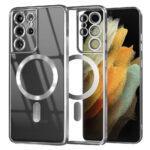 Coque Techsuit Luxury Crystal MagSafe pour Samsung Galaxy S21 Ultra - Silver