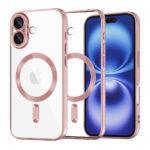 Coque Techsuit Luxury Crystal MagSafe pour iPhone 16 - Pink