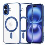 Coque Techsuit Luxury Crystal MagSafe pour iPhone 16 - Deep Blue