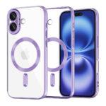 Coque Techsuit Luxury Crystal MagSafe pour iPhone 16 - Light Purple