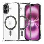 Coque Techsuit Luxury Crystal MagSafe pour iPhone 16 Plus - Black