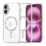 Coque Techsuit Luxury Crystal MagSafe pour iPhone 16 Plus - Silver