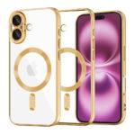 Coque Techsuit Luxury Crystal MagSafe pour iPhone 16 Plus - Gold