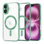 Coque Techsuit Luxury Crystal MagSafe pour iPhone 16 Plus - Light Green