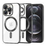 Coque Techsuit Luxury Crystal MagSafe pour iPhone 12 Pro - Black