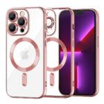 Coque Techsuit Luxury Crystal MagSafe pour iPhone 13 Pro - Pink