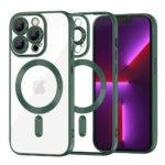 Coque Techsuit Luxury Crystal MagSafe pour iPhone 13 Pro - Deep Green