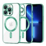 Coque Techsuit Luxury Crystal MagSafe pour iPhone 13 Pro Max - Light Green