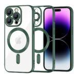 Coque Techsuit Luxury Crystal MagSafe pour iPhone 14 Pro Max - Deep Green