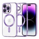 Coque Techsuit Luxury Crystal MagSafe pour iPhone 14 Pro Max - Light Purple