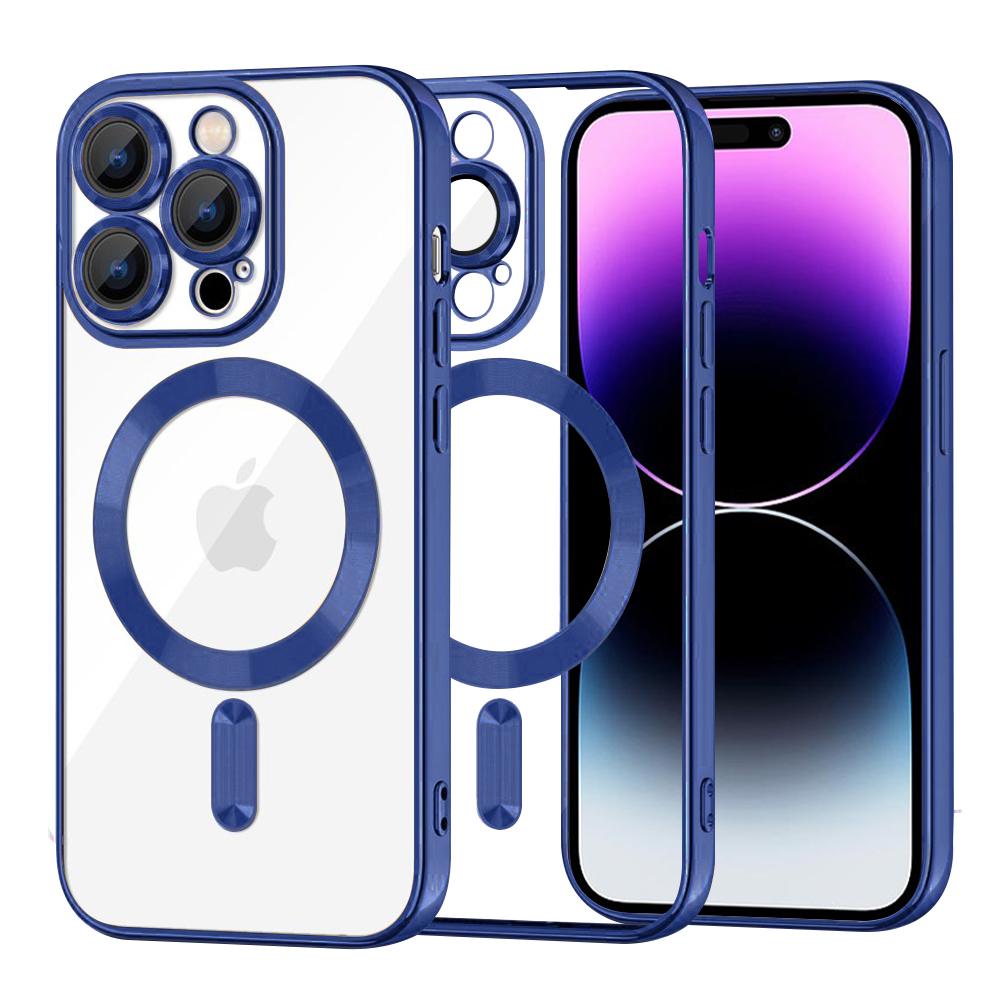 2169709 Coque Techsuit Luxury Crystal MagSafe pour iPhone 14 Pro Max - Deep Blue – Image 1
