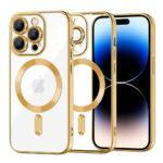 Coque Techsuit Luxury Crystal MagSafe pour iPhone 14 Pro - Gold