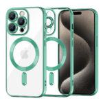 Coque Techsuit Luxury Crystal MagSafe pour iPhone 15 Pro Max - Light Green