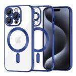 Coque Techsuit Luxury Crystal MagSafe pour iPhone 15 Pro - Deep Blue