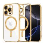 Coque Techsuit Luxury Crystal MagSafe pour iPhone 16 Pro Max - Gold