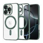 Coque Techsuit Luxury Crystal MagSafe pour iPhone 16 Pro - Deep Green