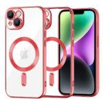 Coque Techsuit Luxury Crystal MagSafe pour iPhone 14 - Red