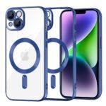 Coque Techsuit Luxury Crystal MagSafe pour iPhone 14 Plus - Deep Blue