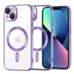 Coque Techsuit Luxury Crystal MagSafe pour iPhone 13 - Light Purple