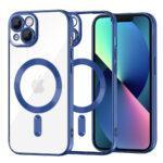 Coque Techsuit Luxury Crystal MagSafe pour iPhone 13 - Deep Blue