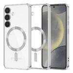 Coque Techsuit Luxury Crystal MagSafe pour Samsung Galaxy S24 - Silver