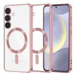 Coque Techsuit Luxury Crystal MagSafe pour Samsung Galaxy S24 Plus - Pink