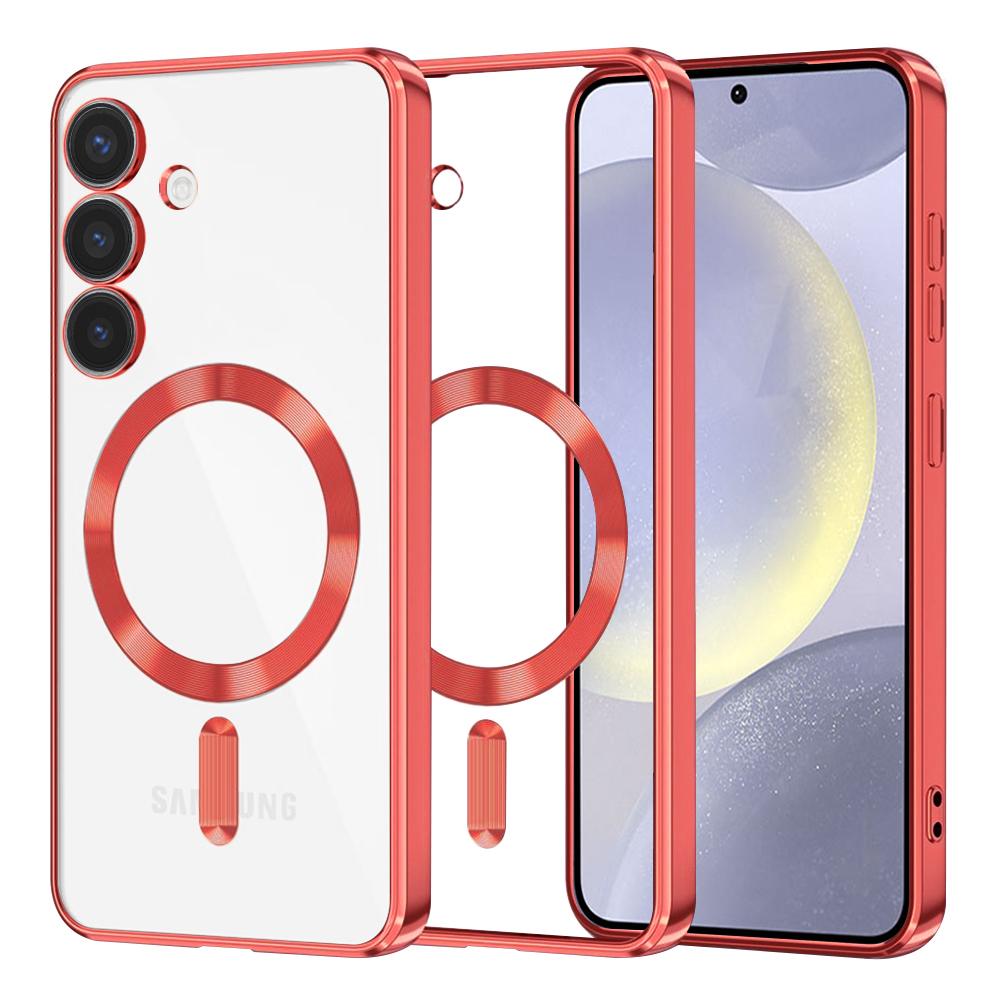 2170771 Coque Techsuit Luxury Crystal MagSafe pour Samsung Galaxy S24 Plus - Red – Image 1