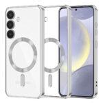 Coque Techsuit Luxury Crystal MagSafe pour Samsung Galaxy S24 Plus - Silver