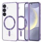 Coque Techsuit Luxury Crystal MagSafe pour Samsung Galaxy S24 Plus - Light Purple