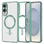 Coque Techsuit Luxury Crystal MagSafe pour Samsung Galaxy S25 Edge - Light Green