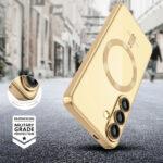 Coque Techsuit Luxury Crystal MagSafe pour Samsung Galaxy S25 Edge - Gold – Image 3