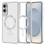 Coque Techsuit Luxury Crystal MagSafe pour Samsung Galaxy S25 Edge - Silver