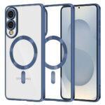 Coque Techsuit Luxury Crystal MagSafe pour Samsung Galaxy S25 Edge - Deep Blue