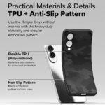 Coque Ringke Onyx Design pour Samsung Galaxy S25 Edge - Camo Black – Image 3