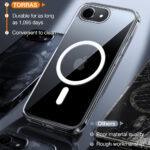 Coque Torras Guardian Magnetic Series pour iPhone 16e - Clear – Image 3
