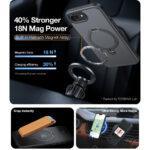 Coque Torras Ostand Spin MagSafe Series pour iPhone 16e - Black – Image 6