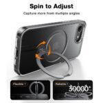 Coque Torras Ostand Spin MagSafe Series pour iPhone 16e - Clear – Image 4