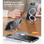Coque Torras Ostand Spin MagSafe Series pour iPhone 16e - Clear – Image 5