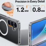 Coque Torras Pstand MagSafe pour Samsung Galaxy S25 Plus - Clear – Image 3