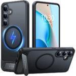 Coque Torras Pstand MagSafe pour Samsung Galaxy S25 - Black