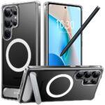 Coque Torras Pstand MagSafe pour Samsung Galaxy S25 Ultra - Clear